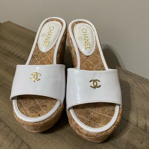 Chanel wedges